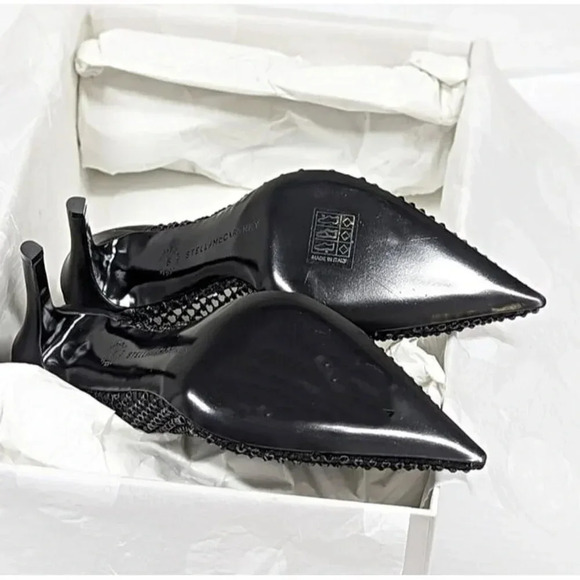 Stella McCartney Women's Stella Iconic Studded Mesh Pumps Size 36 EU (MSRP $995) - Picture 10 of 12